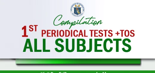 first quarter periodical tests