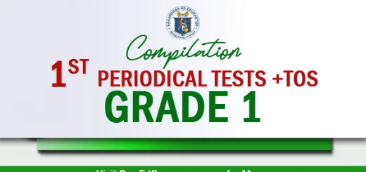 ready made grade 1 1st periodical tests