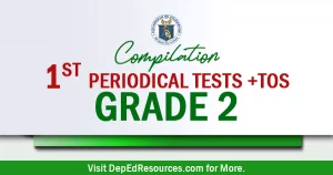 ready made grade 2 1st periodical tests