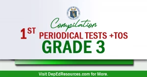 ready made grade 3 1st periodical tests