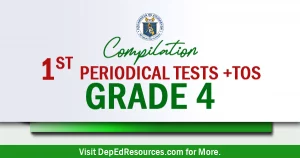 ready made grade 4 1st periodical tests
