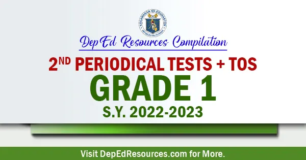 ready made Grade 1 2nd periodical tests