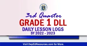 ready made Grade 1 DLL Quarter 3