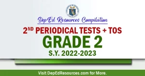 ready made Grade 2 2nd periodical tests
