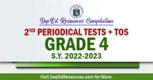ready made Grade 4 2nd periodical tests