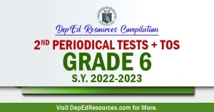 ready made Grade 6 2nd periodical tests