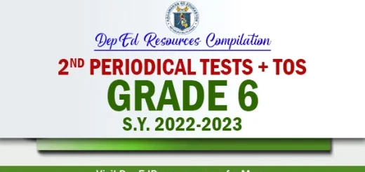 ready made Grade 6 2nd periodical tests