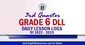 ready made Grade 6 DLL Quarter 3