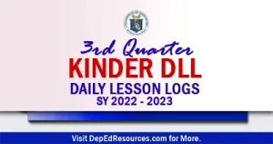 ready made Kindergarten DLL Quarter 3