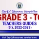 Grade 3 teachers guide