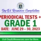 Grade 1 4th Quarter Periodical Tests SY 2022 2023